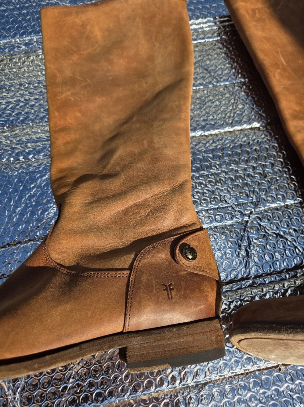 FRYE Melissa Button Back Riding Boots - Picture 3 of 8